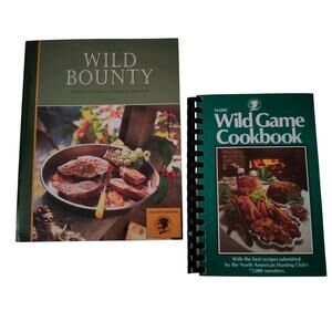 Wild Game Cookbook Lot Bundle Hunting Meat Bounty Squirrel Recipes Deer Elk Hunt